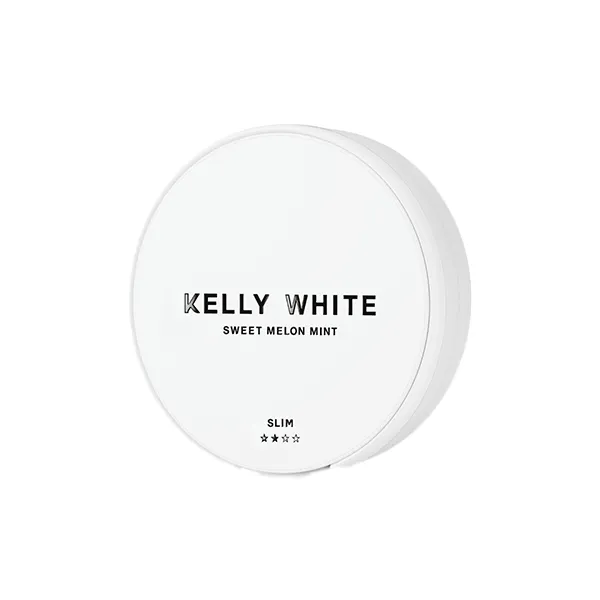 10mg Kelly White Medium Slim Nicotine Pouches - 20 Pouches