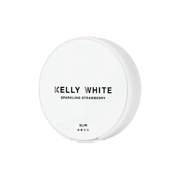 10mg Kelly White Medium Slim Nicotine Pouches - 20 Pouches