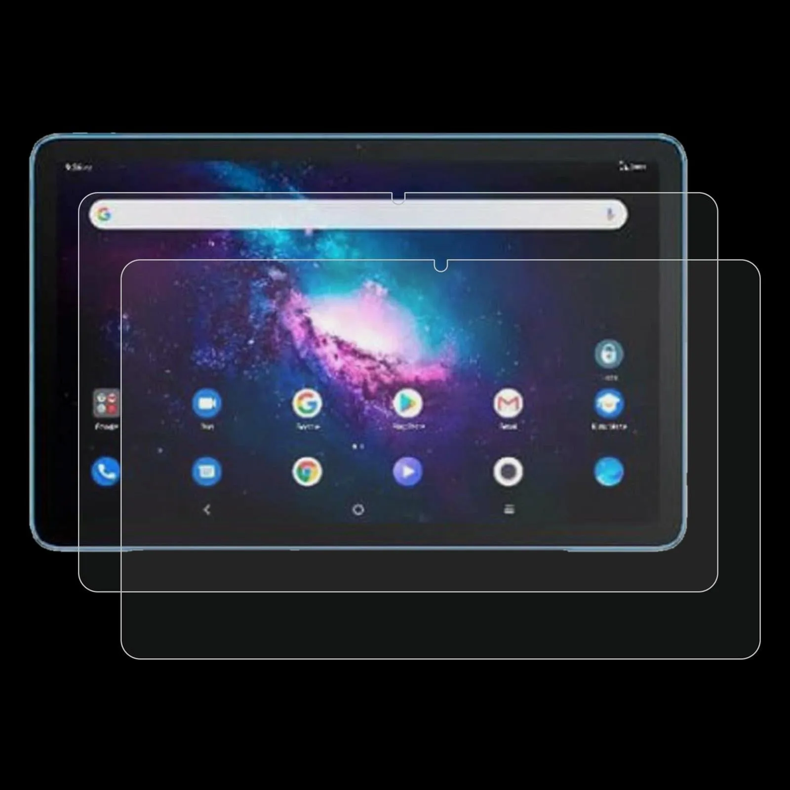 2-Pack 9H Tempered Glass Film For Tcl Tabmax 10.4 / Honor Tablet V7 - Explosion-Proof 2.5D