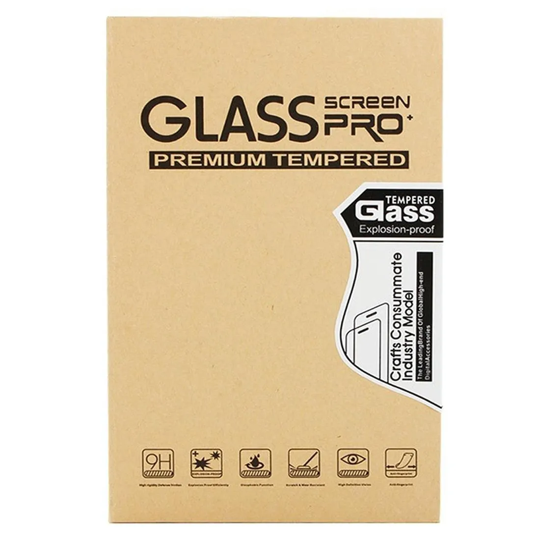 2-Pack 9H Tempered Glass Film For Tcl Tabmax 10.4 / Honor Tablet V7 - Explosion-Proof 2.5D