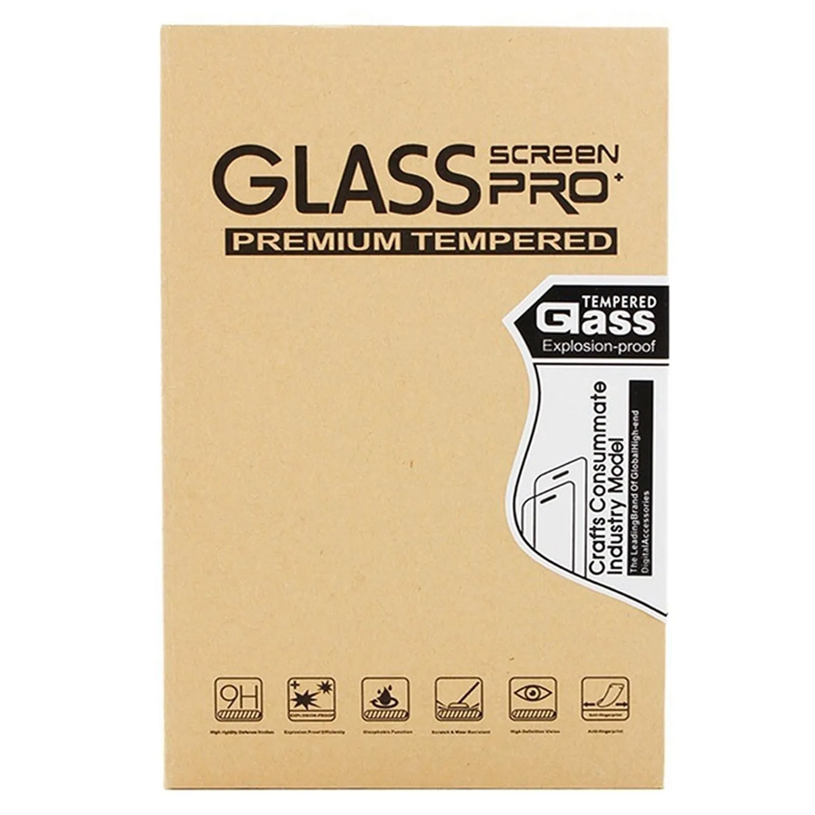 2-Pack Tempered Glass Film For Blu M8L Plus Tablet - 9H 2.5D Explosion-Proof