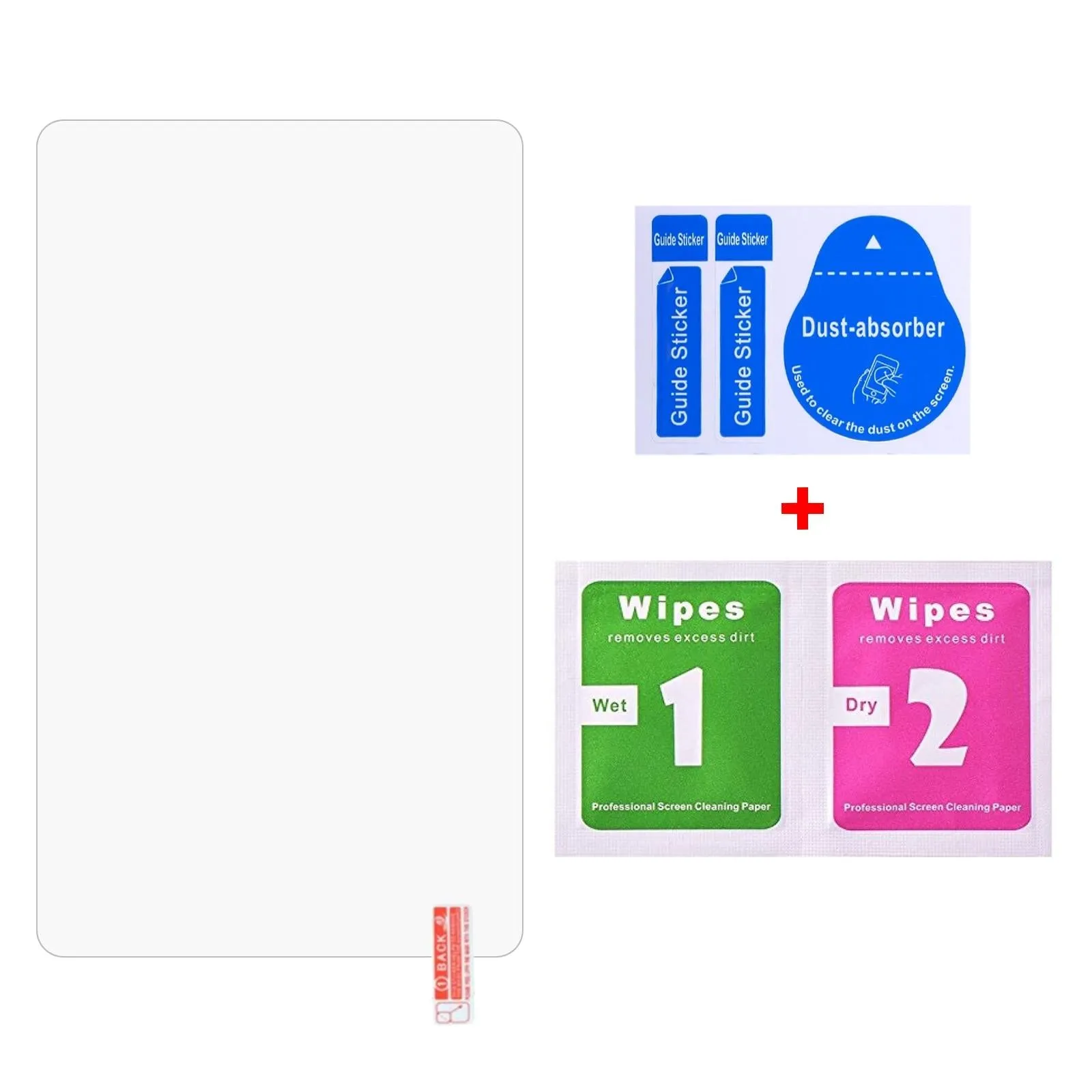 2-Pack Tempered Glass Film For Blu M8L Plus Tablet - 9H 2.5D Explosion-Proof
