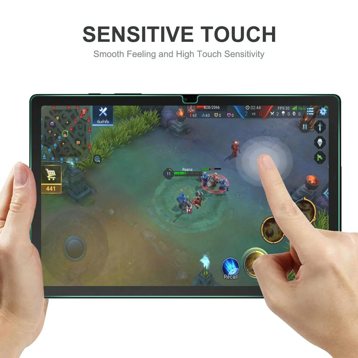 2-pack Tempered Glass Film for Samsung Galaxy Tab A8 10.5 2021