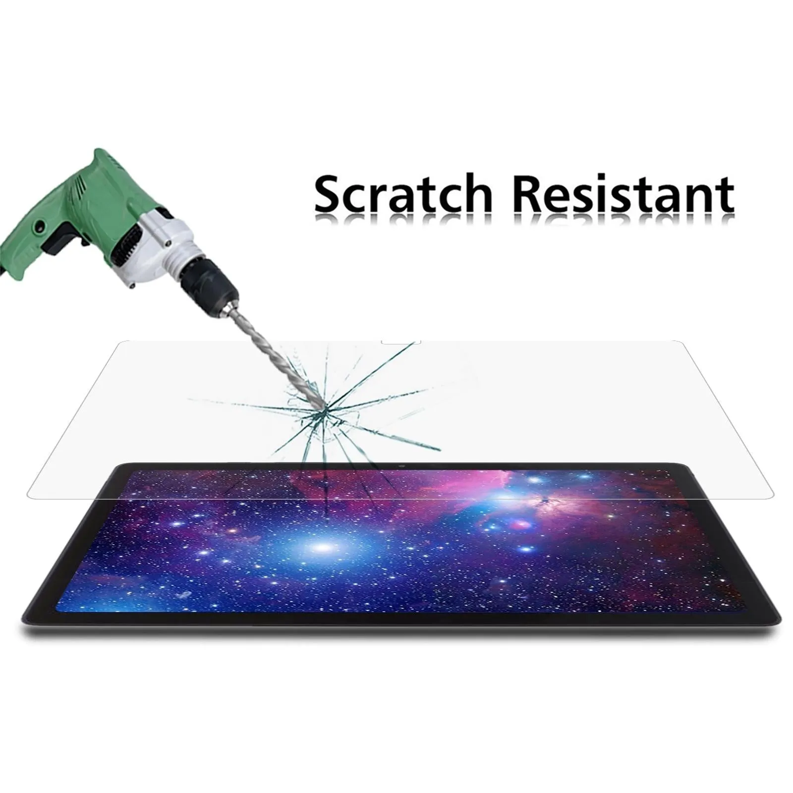 2-pack Tempered Glass Film for Samsung Galaxy Tab A8 10.5 / Chiwei Hipad x Pro / Blackview Tab 15 / Hotwav Tab R6 Pro