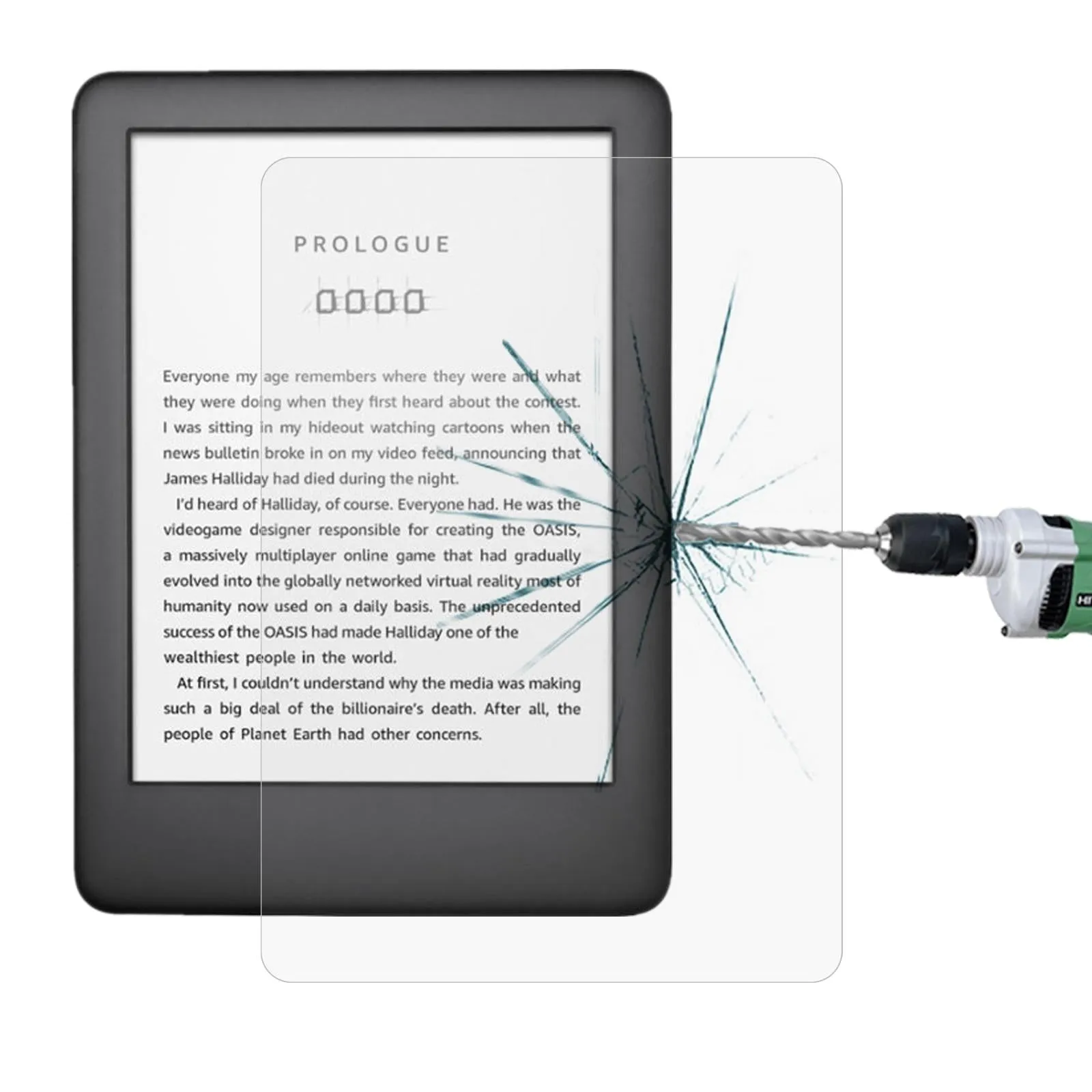 2019 Amazon Kindle Tempered Glass Film - 9H Explosion-Proof 2.5D