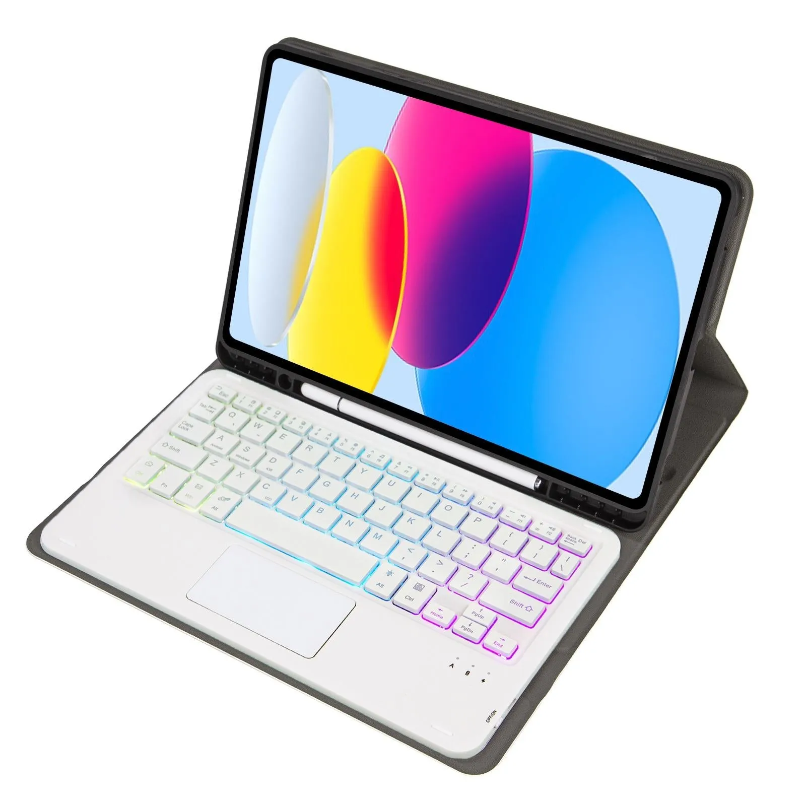 2022 Ipad 10.9 Lambskin Keyboard Case With Backlight & Pen Slot