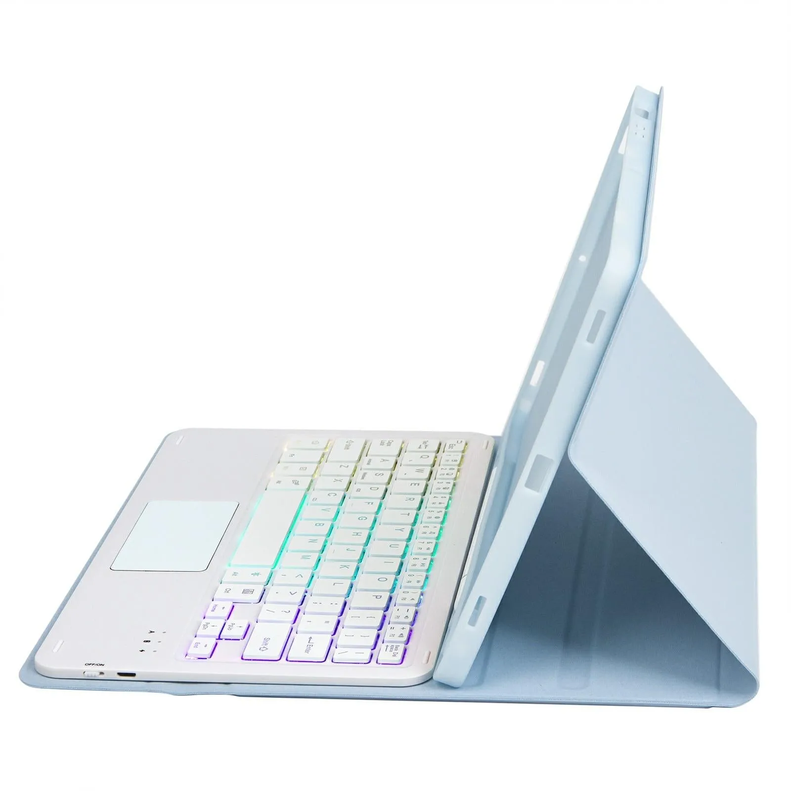 2022 Ipad 10.9 Lambskin Keyboard Case With Backlight & Pen Slot