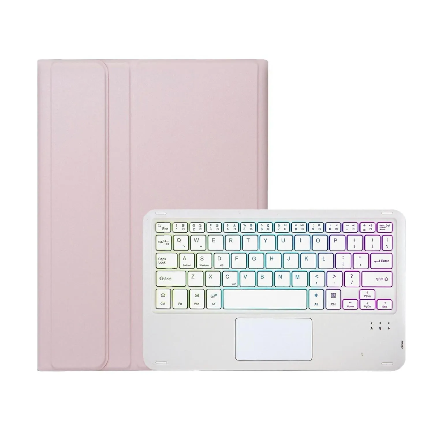 2022 Ipad 10.9 Lambskin Keyboard Case With Backlight & Pen Slot