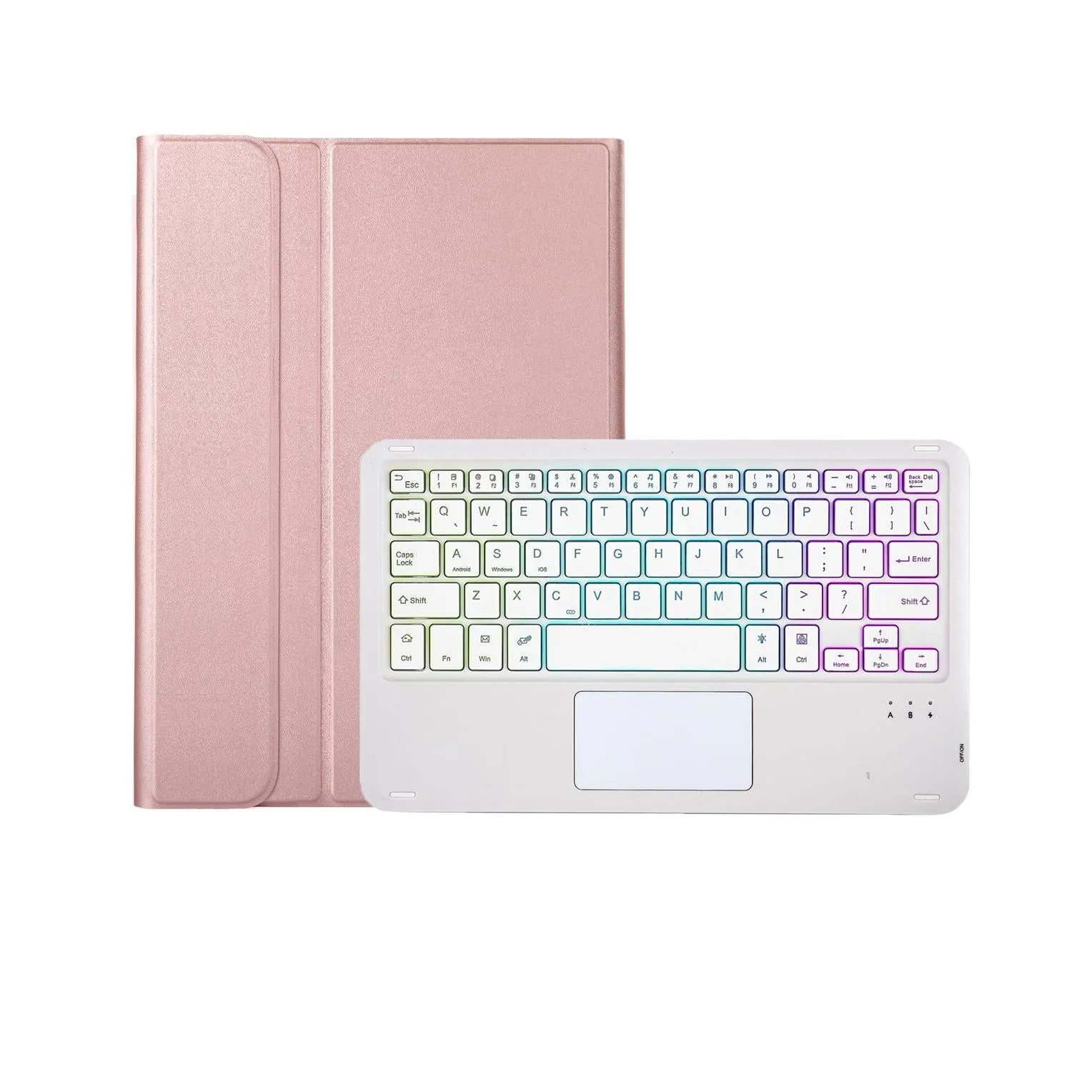 2022 Ipad 10.9 Lambskin Keyboard Case With Backlight & Pen Slot