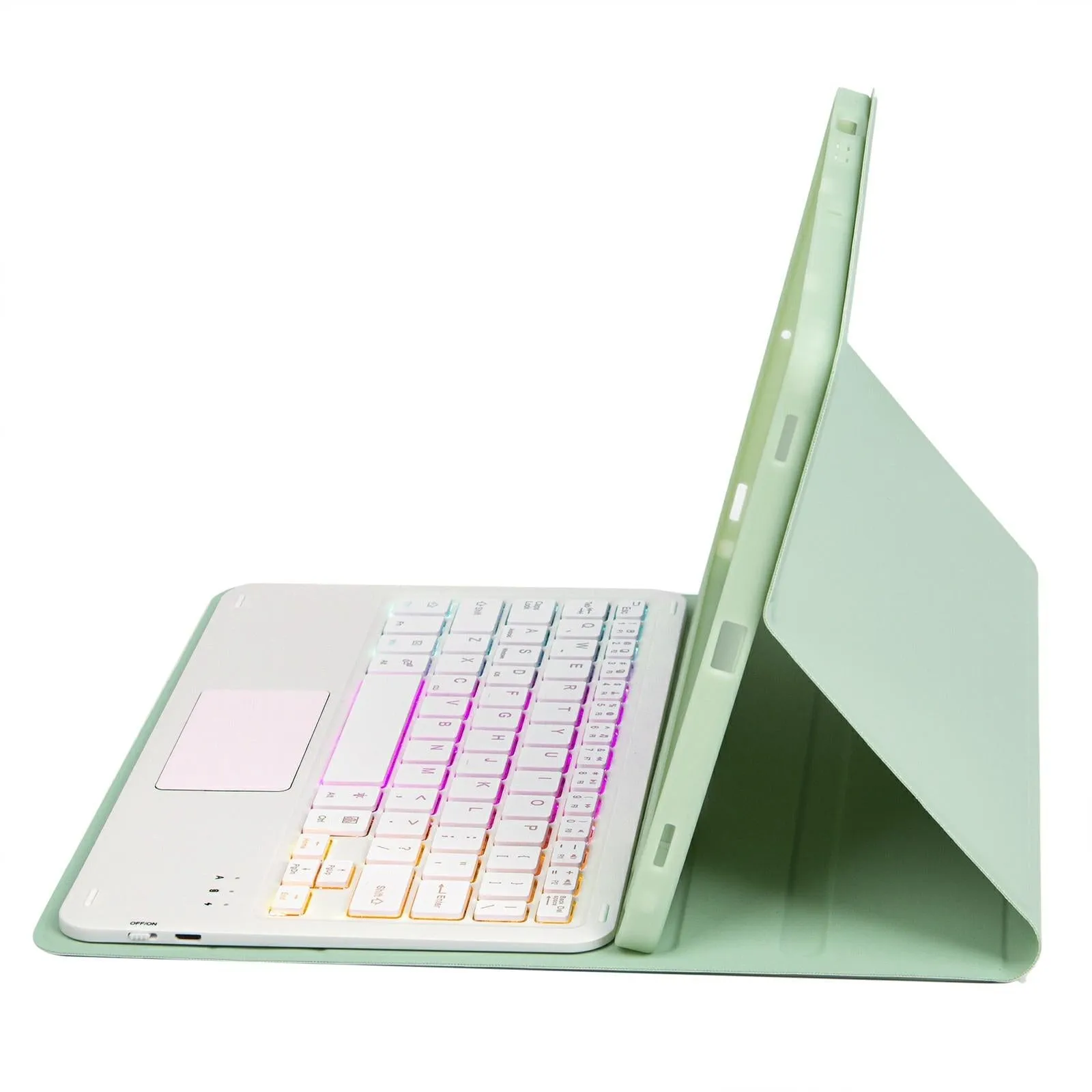 2022 Ipad 10.9 Lambskin Keyboard Case With Backlight & Pen Slot