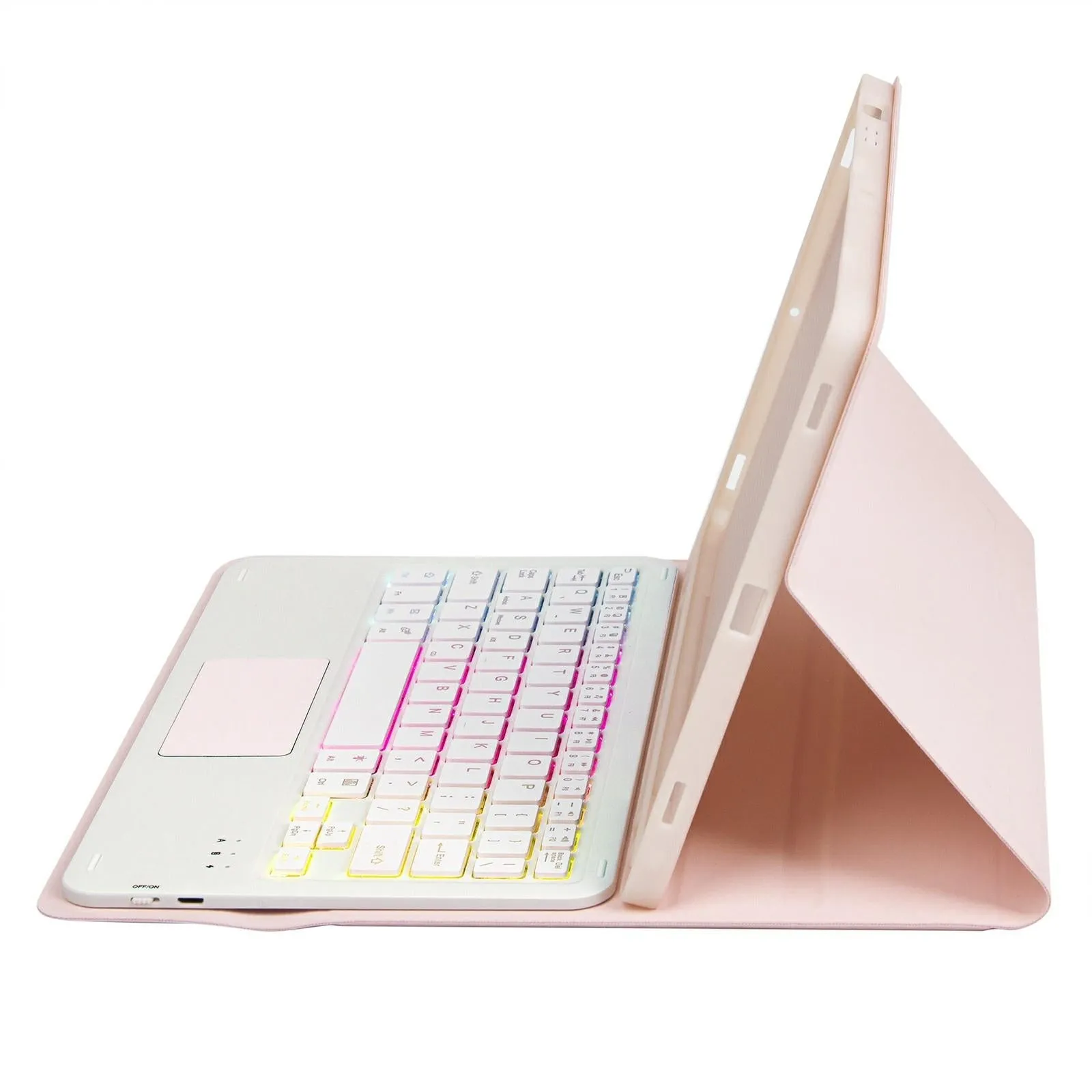 2022 Ipad 10.9 Lambskin Keyboard Case With Backlight & Pen Slot