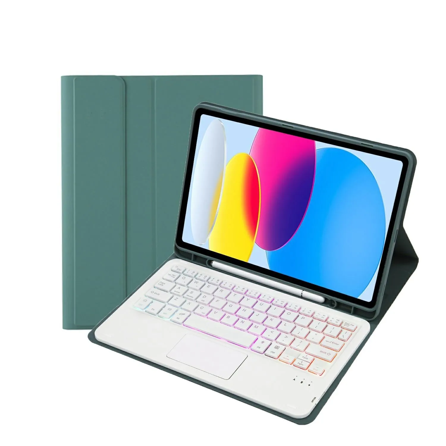 2022 Ipad 10.9 Lambskin Keyboard Case With Backlight & Pen Slot