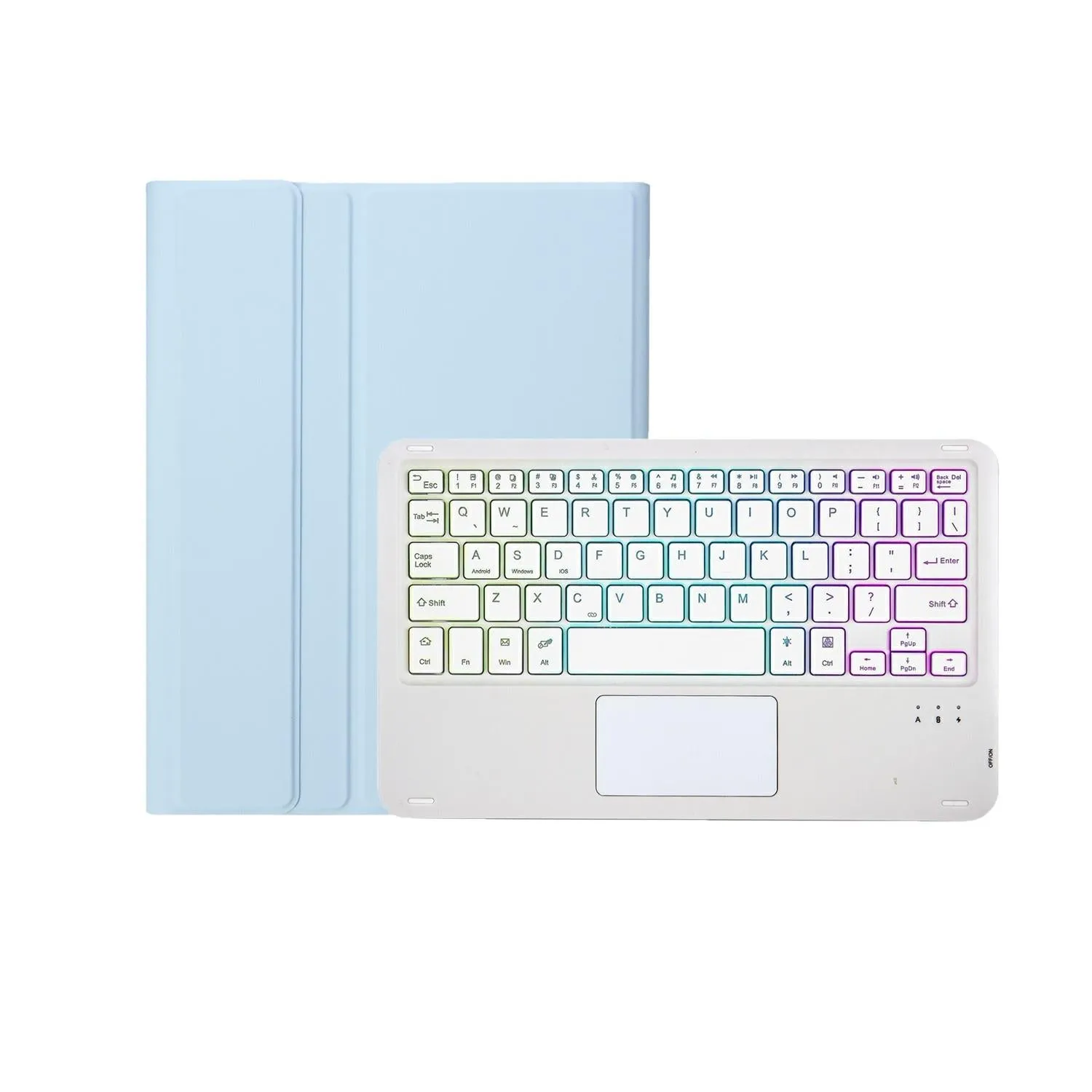 2022 Ipad 10.9 Lambskin Keyboard Case With Backlight & Pen Slot