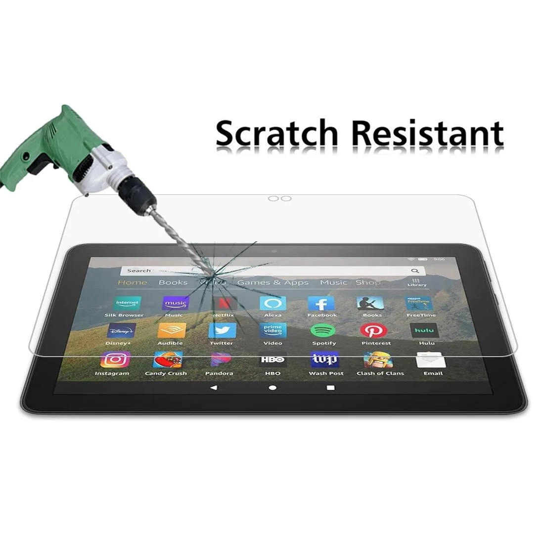 25-Pack Tempered Glass Film For Amazon Kindle Fire Hd 8 Plus 2020 - 9H 0.3Mm Explosion-Proof