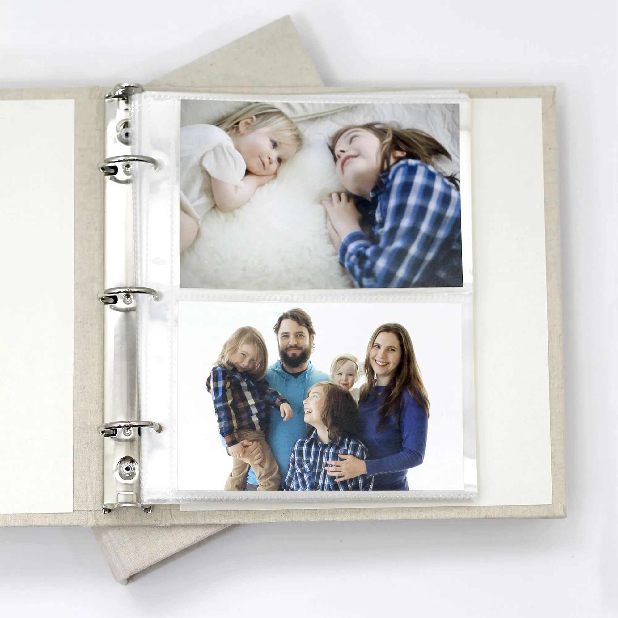 4x6 Medium Photo Binder Refill Sleeves (Standard 4x6 Photos) Set Of 10