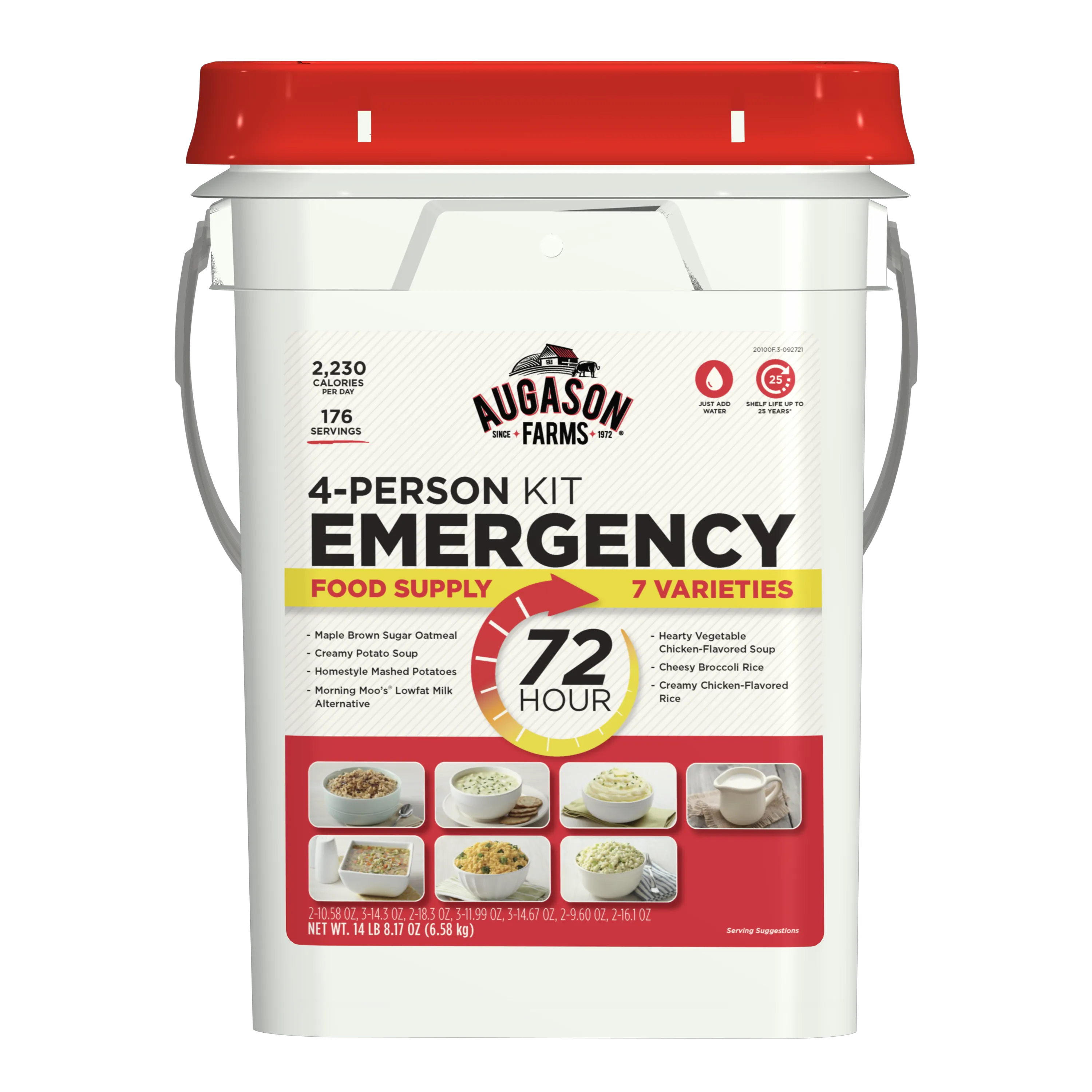 72-Hour 4-Person Emergency Food Storage Kit