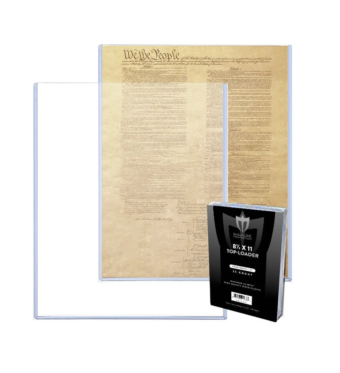 8.5x11 Photo / Document Size Topload Toploader Holder - 25ct