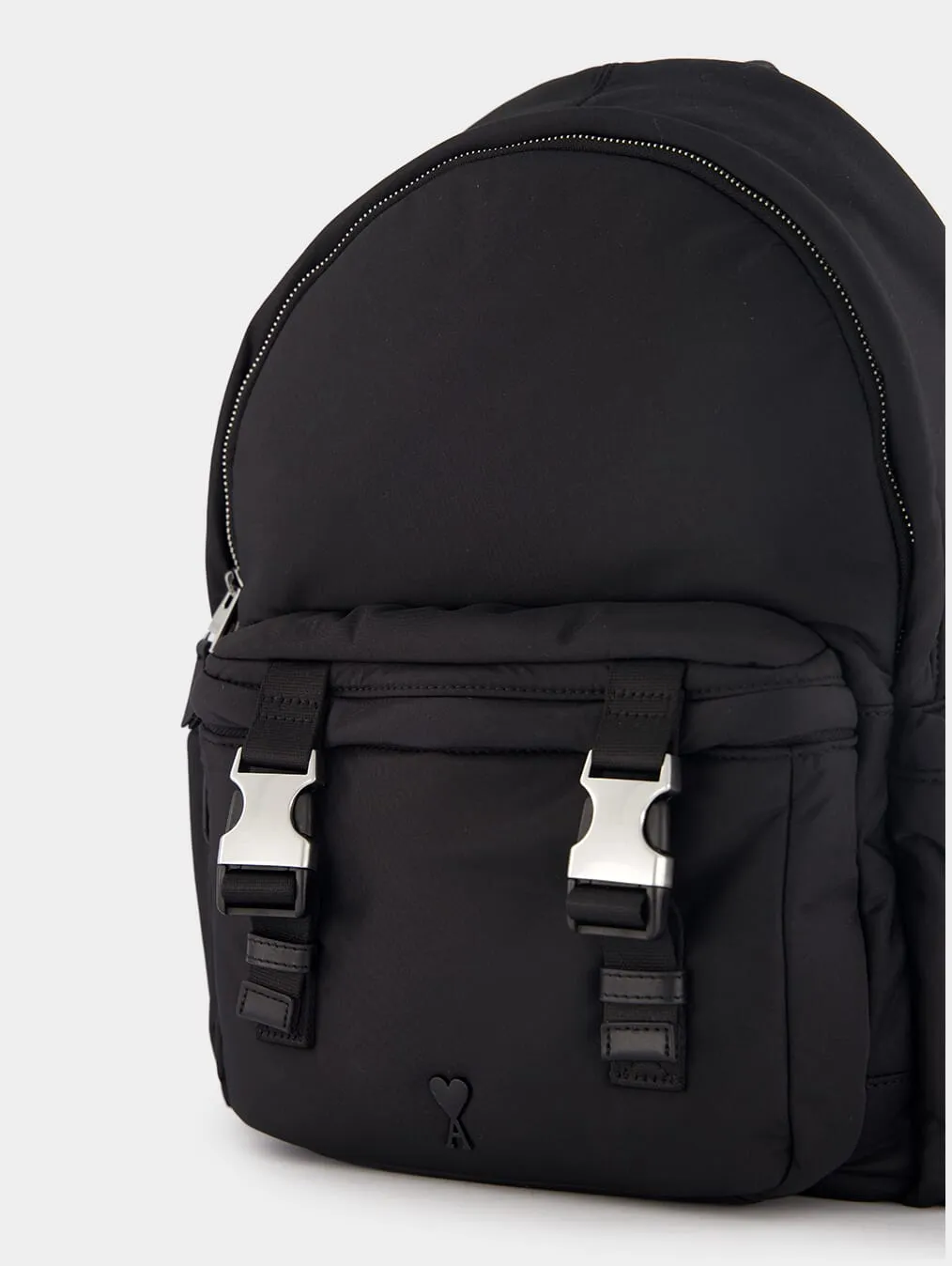 Ami De Coeur Monogram Motif Zip-Up Backpack