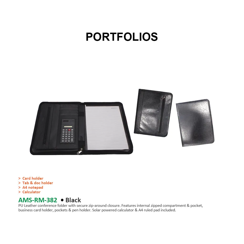 AMS-RM-382 - PU Leather portfolio