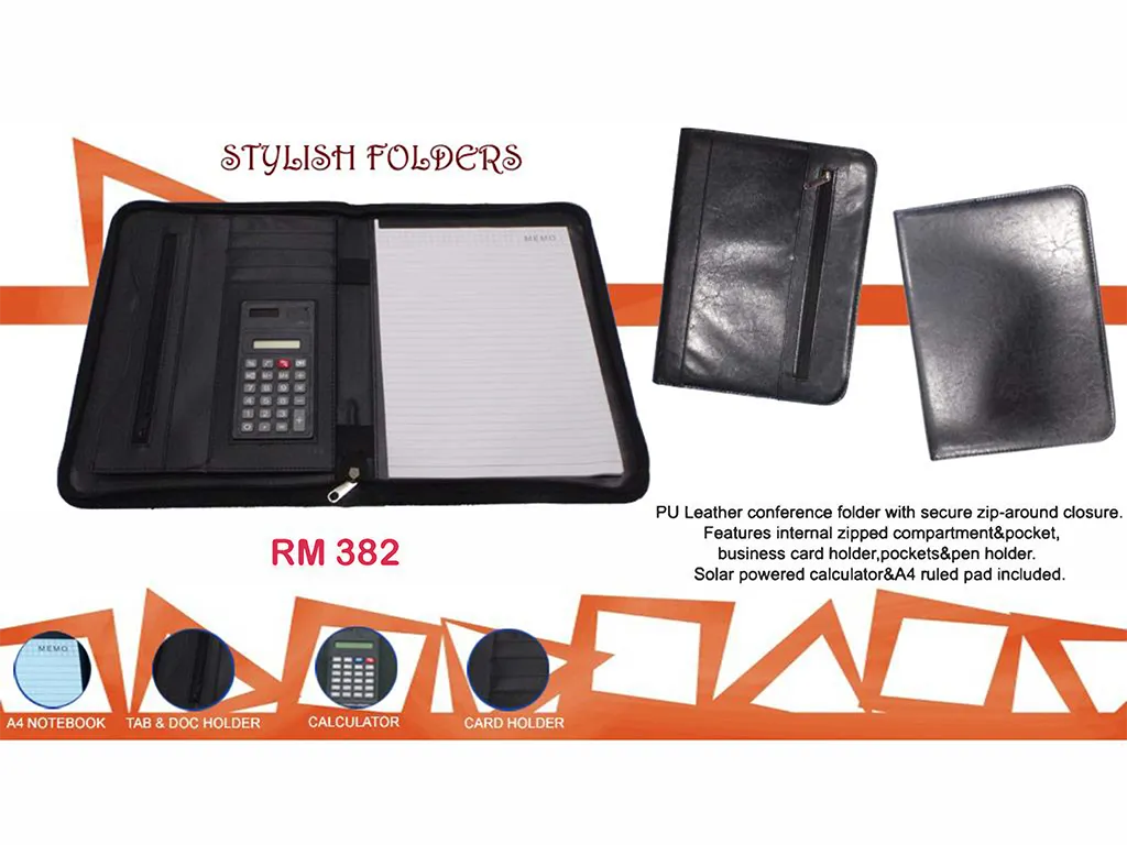 AMS-RM-382 - PU Leather portfolio