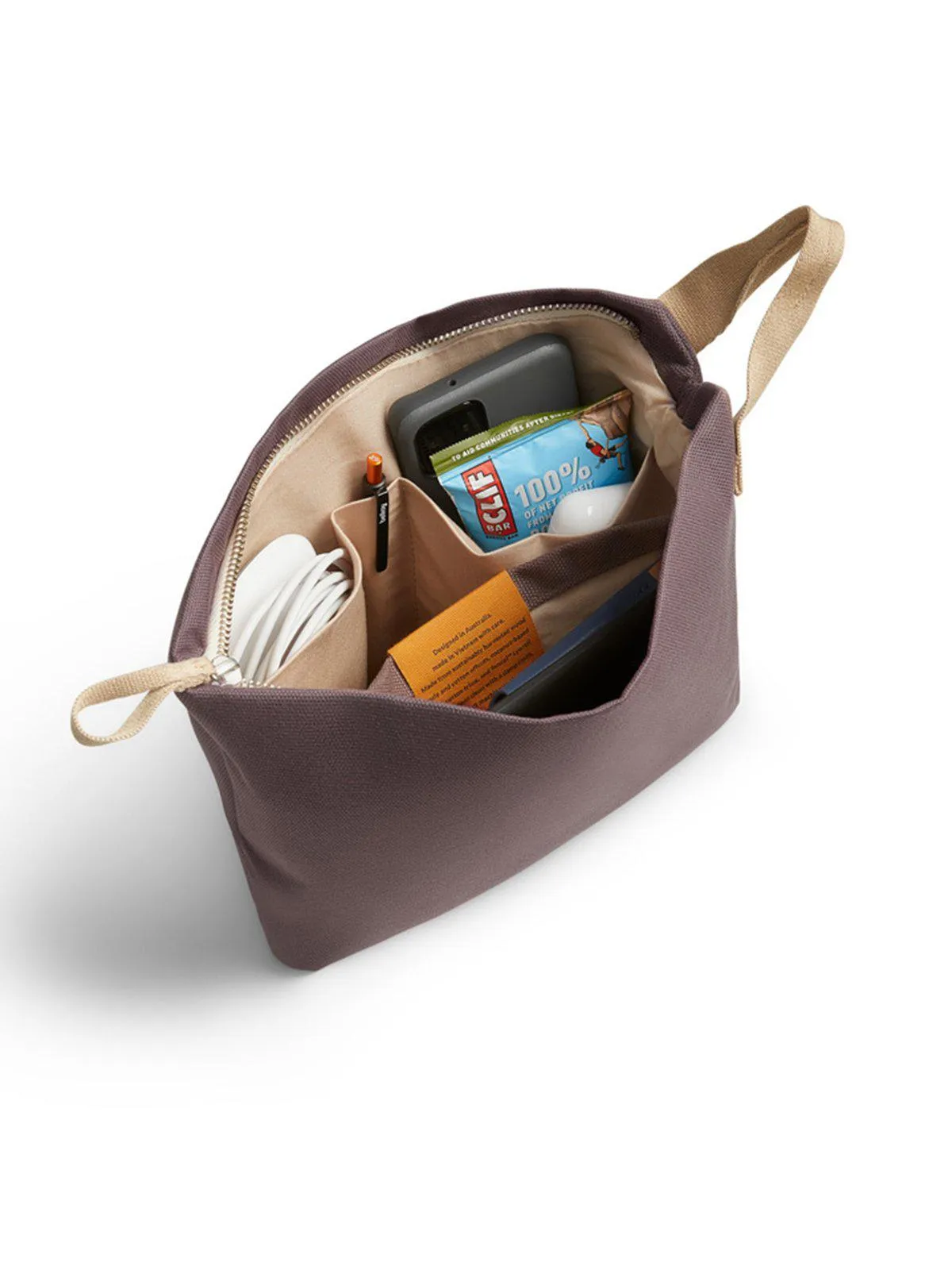 Bellroy Standing Pouch Plus Gumnut (Plant-Based / Leather-Free)