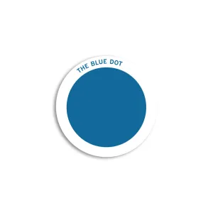 Blue Dot Mini Circle Sticker