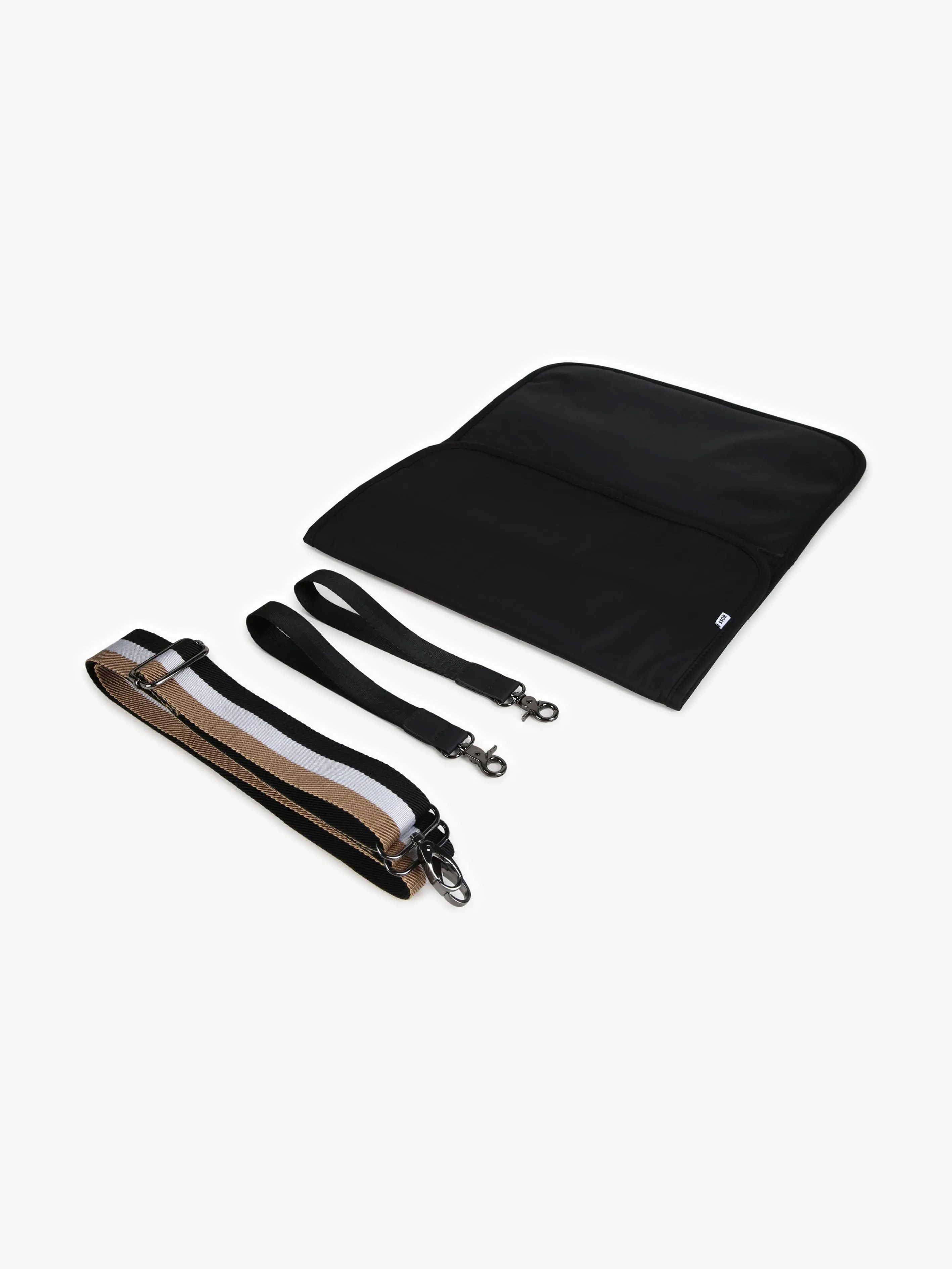 BOSS Baby Logo Print Changing Bag in Black (47cm)