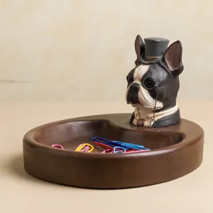 BOSTON TERRIER HEAD TRAY
