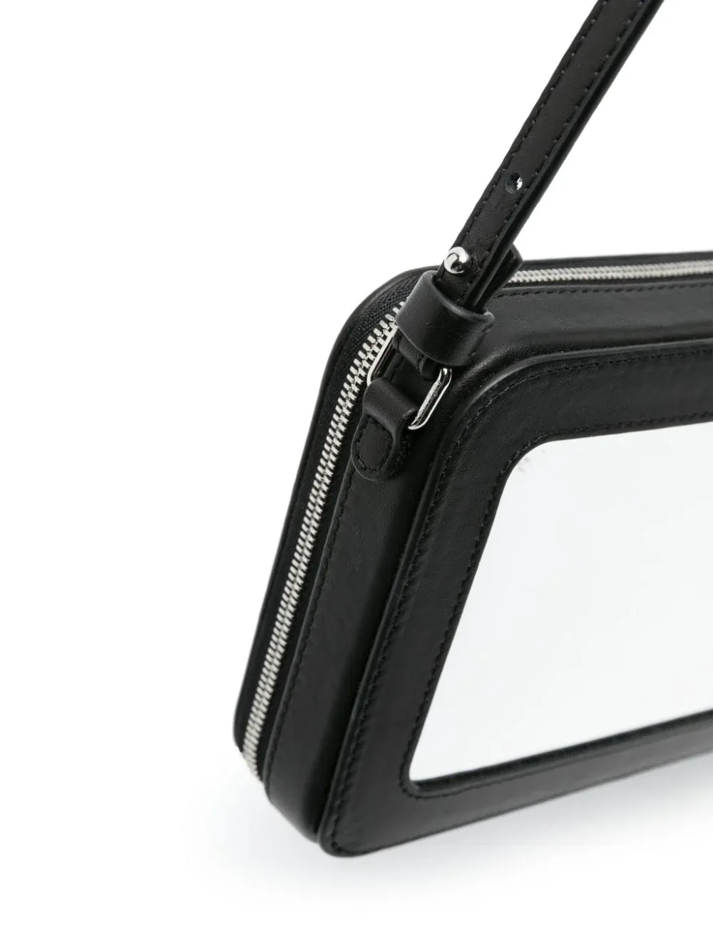 Cloud Reflex Leather Baguette Handbag