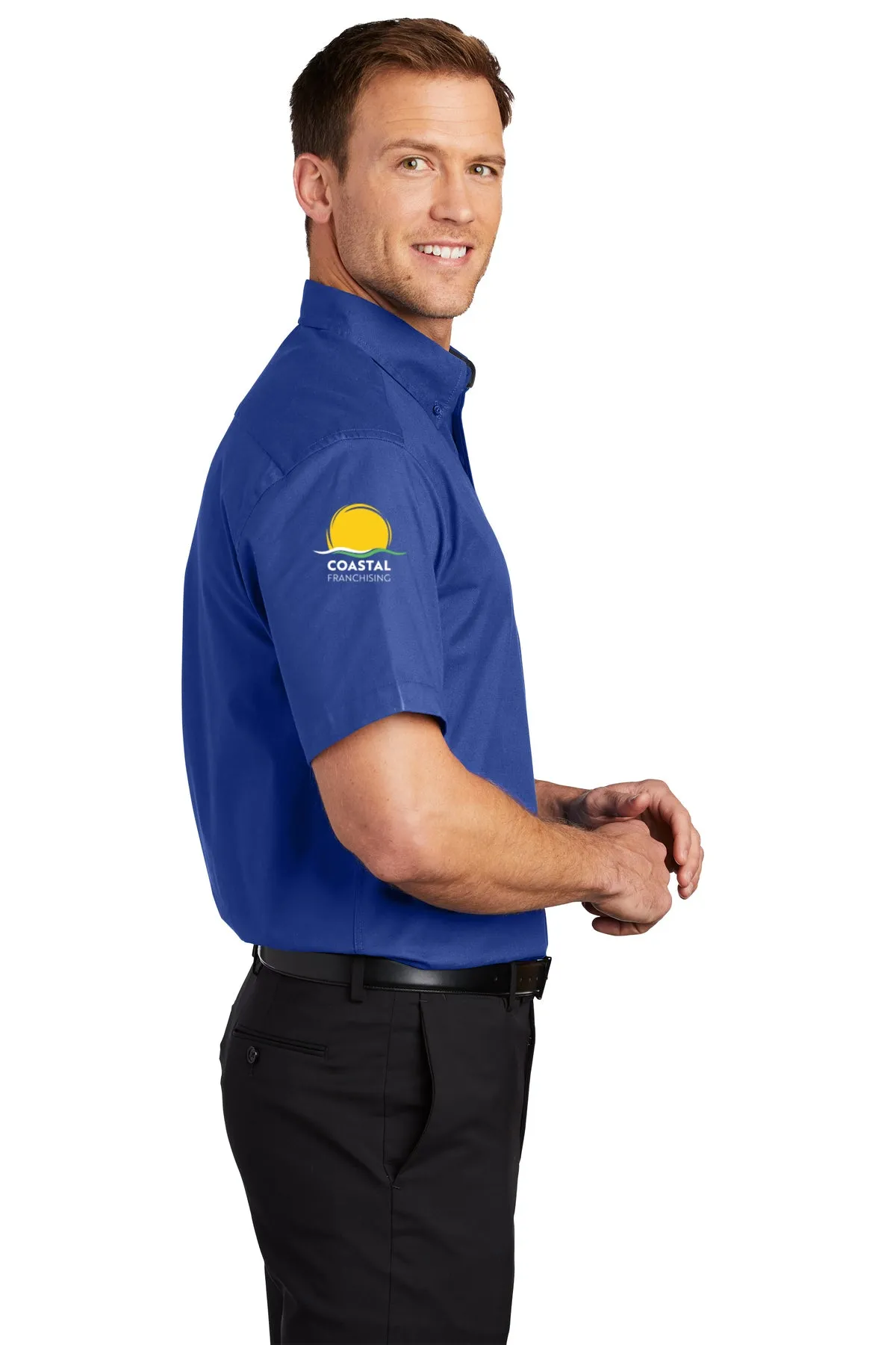 Coastal -  Manager Uniform Men's Short Sleeve Dress Shirt