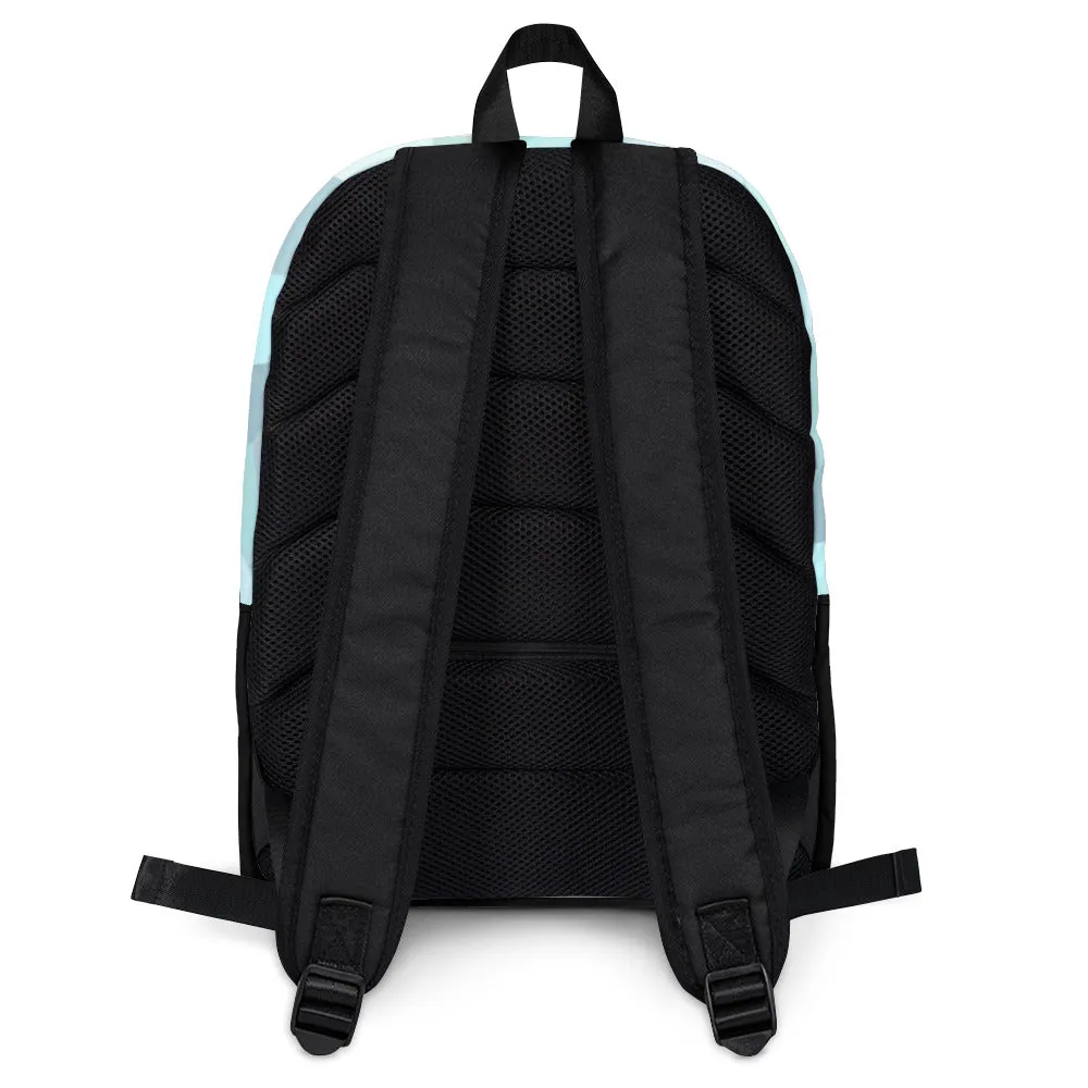 Cyan Blue backpack