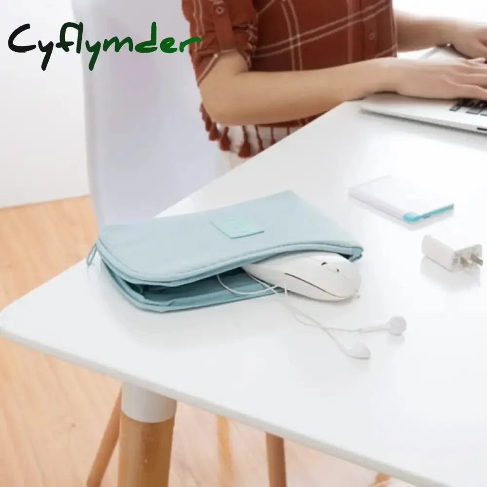 Cyflymder Travel Accessory Cable Bag Portable Digital USB Electronic Organizer Gadget Case Travel Cellphone Charge Mobile Charger Holder