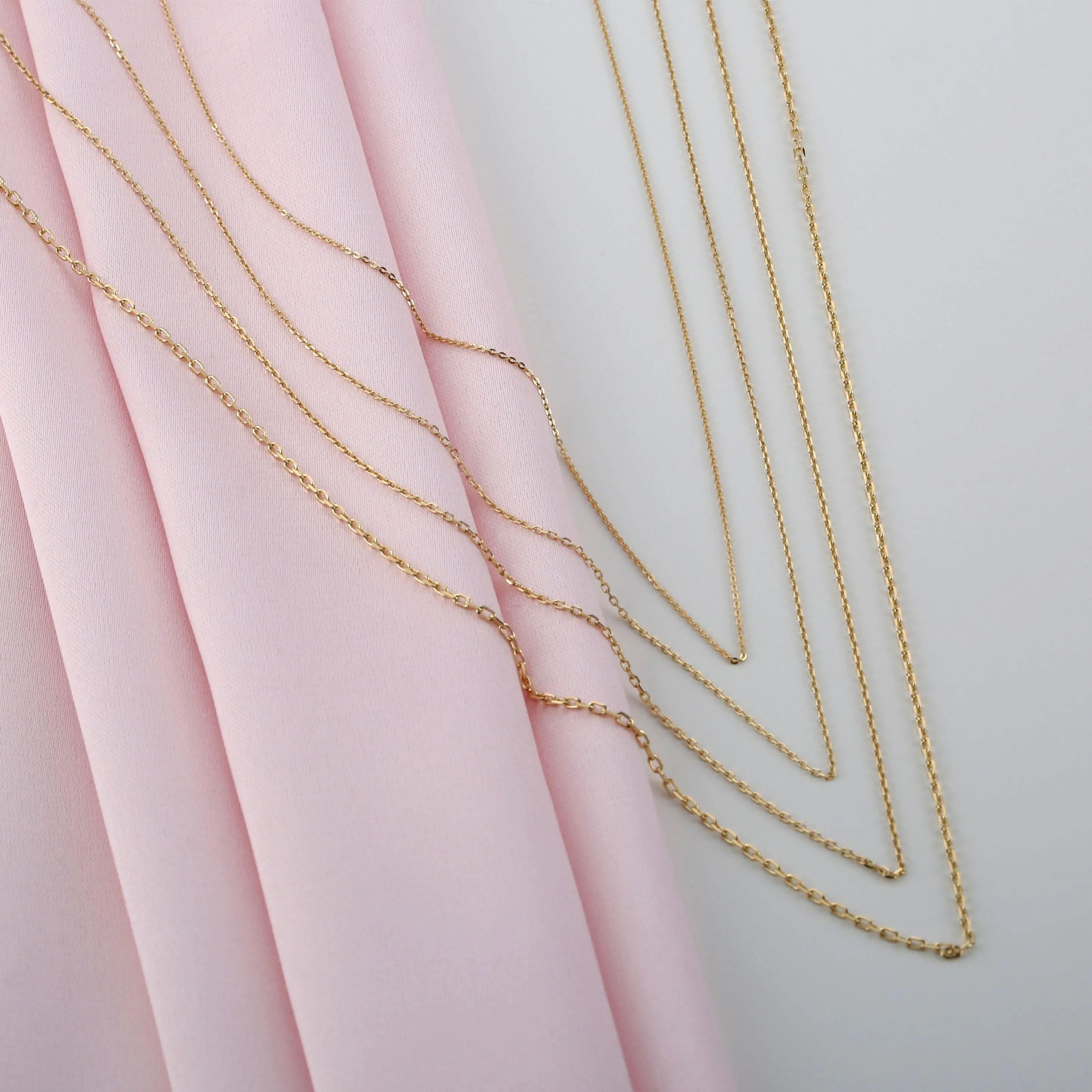 Dainty Cable Chain Necklace, Jane