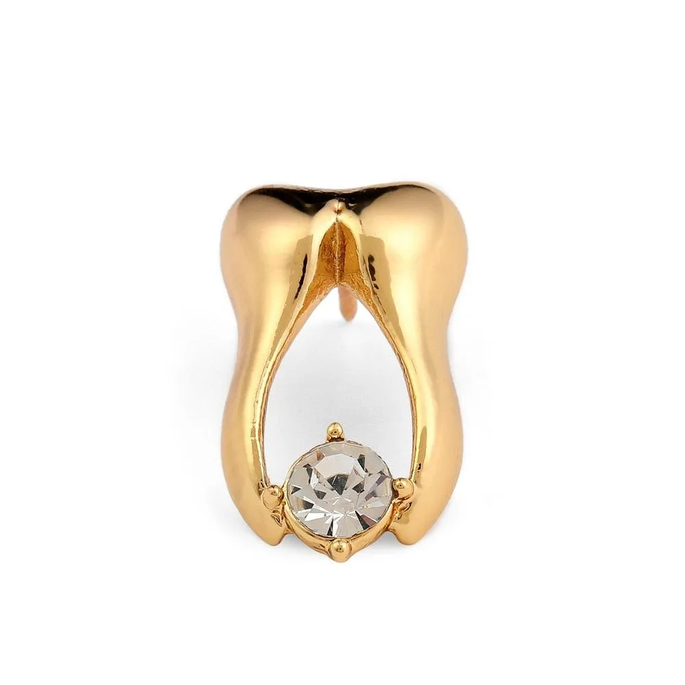 Dentist Tooth Shape Cute Medical Brooch Pin For Doctor Nurse Lapel Badge Pins Jewelry Gift Accessories