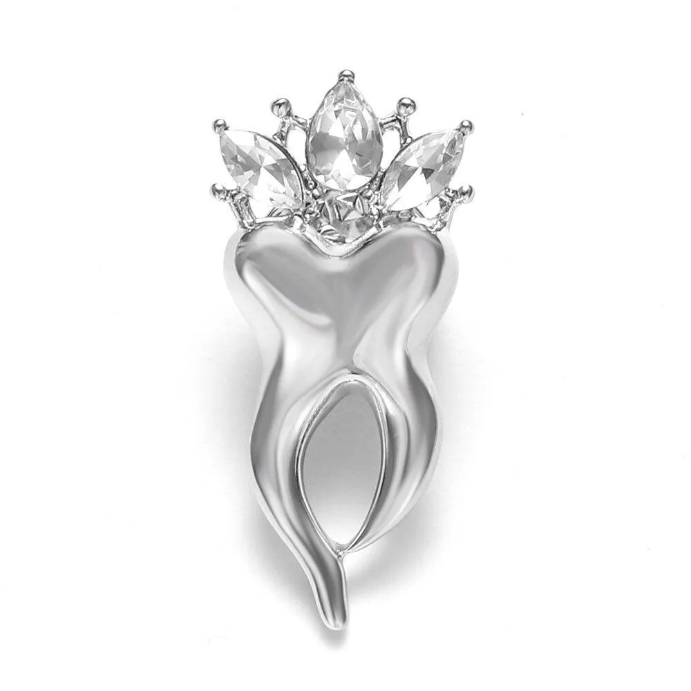 Dentist Tooth Shape Cute Medical Brooch Pin For Doctor Nurse Lapel Badge Pins Jewelry Gift Accessories