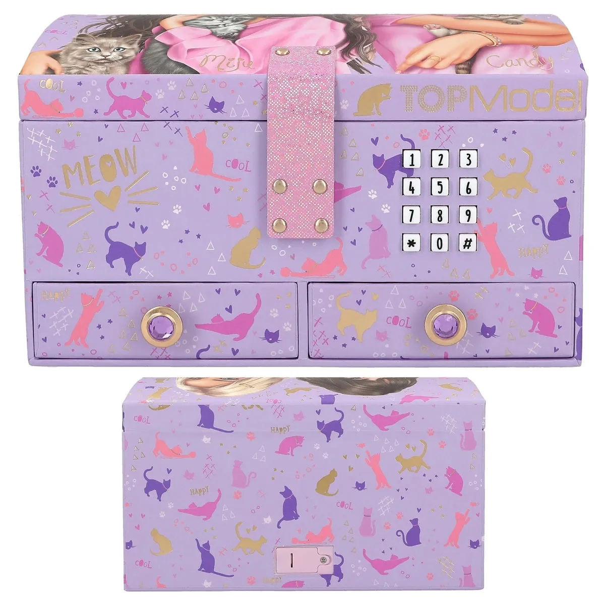 Depesche Topmodel Big Jewellery Box with Cats Top Model