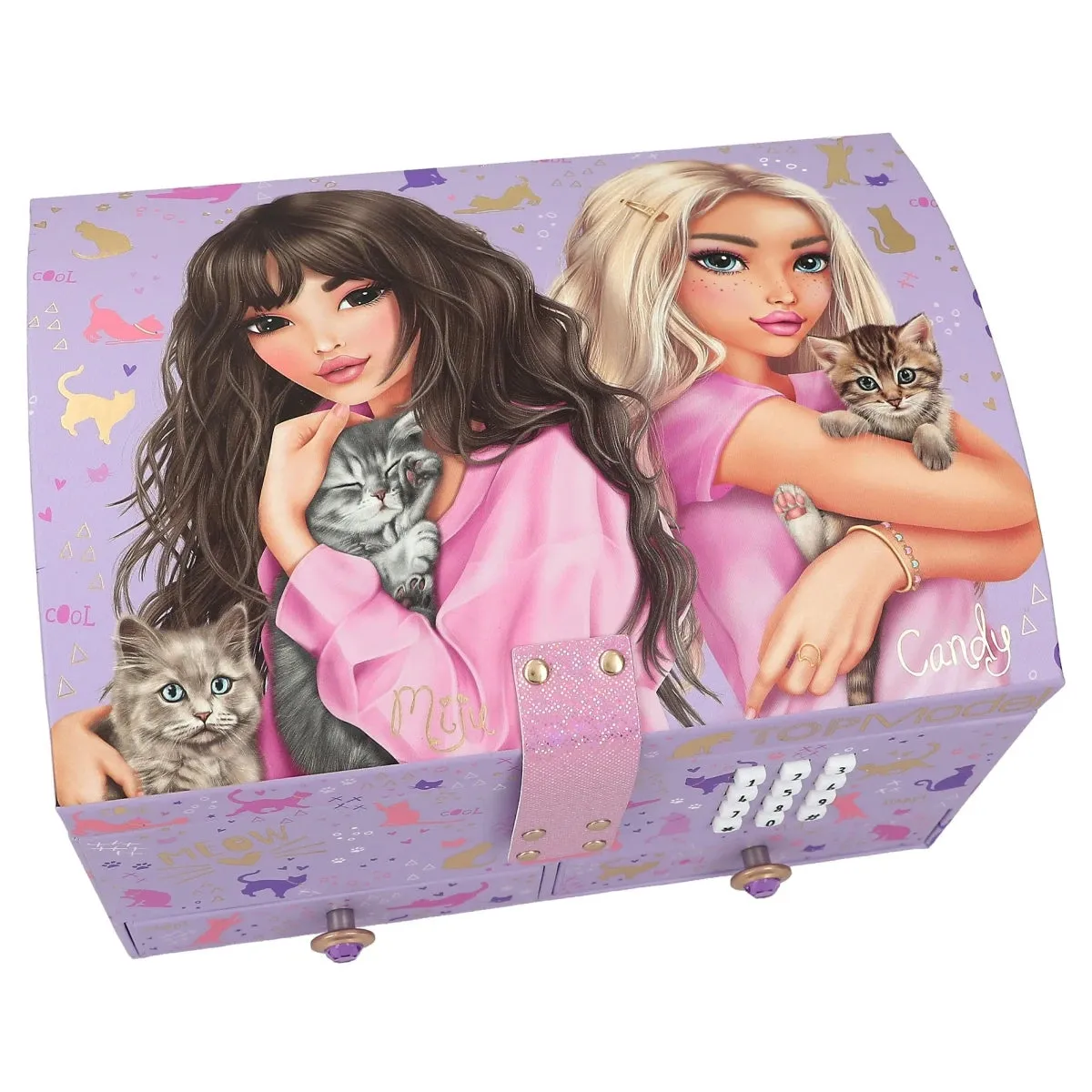Depesche Topmodel Big Jewellery Box with Cats Top Model