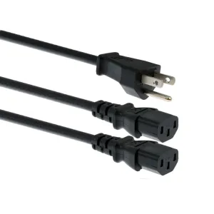 EL-152LED LED Arm Light Power Cord Y-Splitter Cable 69 in