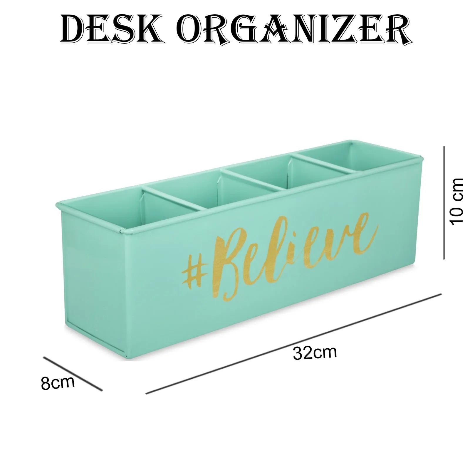 Elan Believe Desk Organizer, Cosmetic Organizer, Gadget Organizer (4 Compartment)