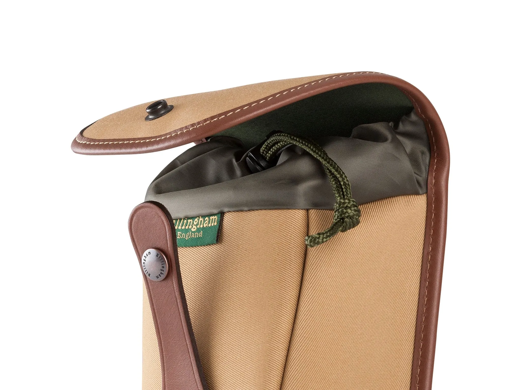 End Pockets - Khaki Canvas / Tan Leather / AVEA 8