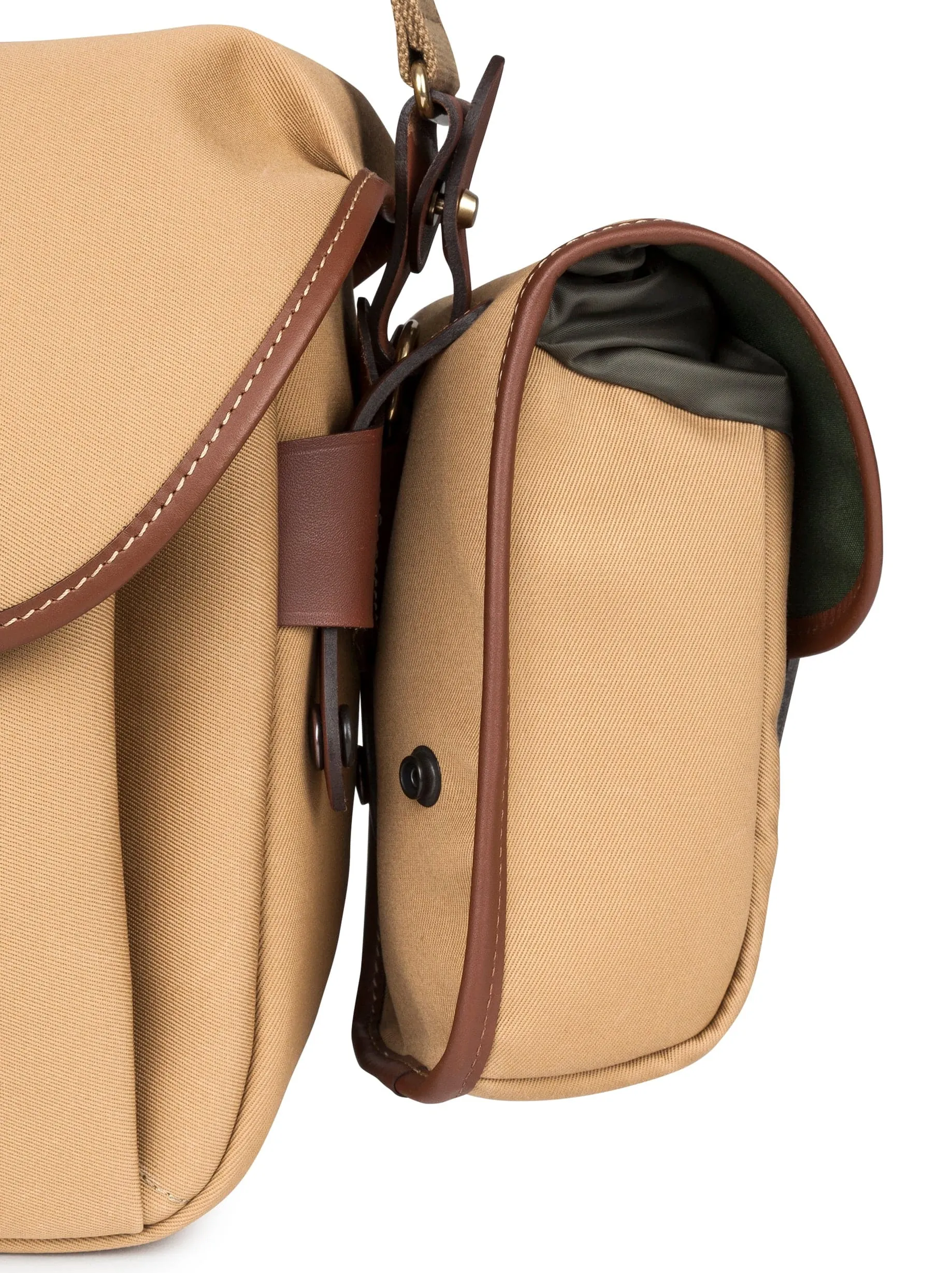 End Pockets - Khaki Canvas / Tan Leather / AVEA 8