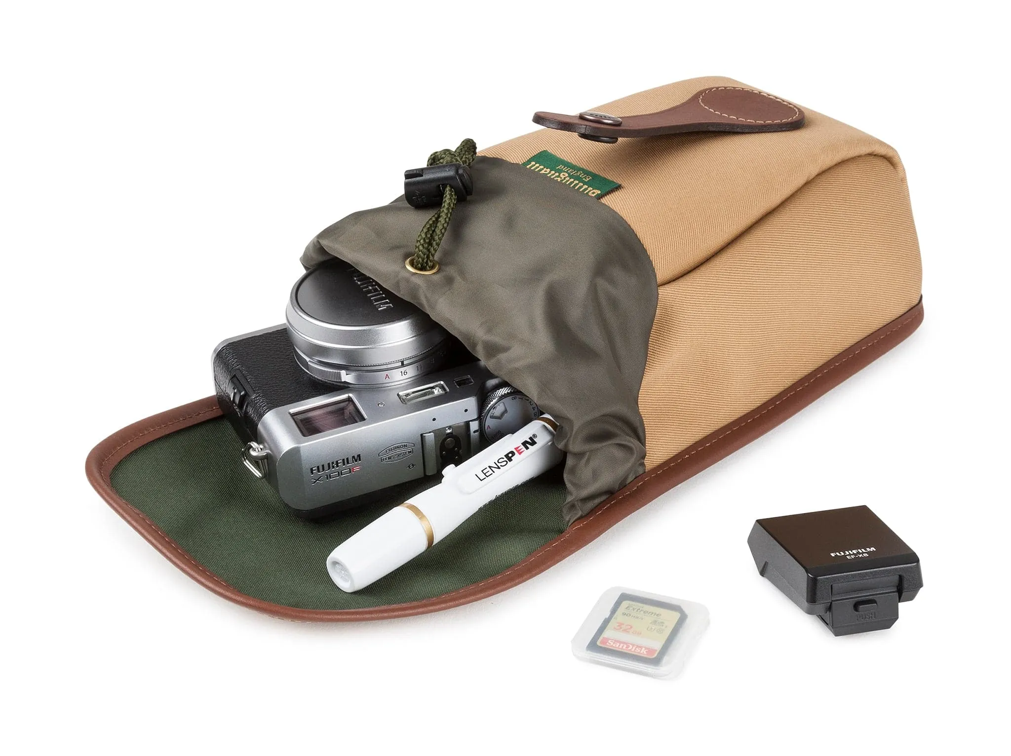End Pockets - Khaki Canvas / Tan Leather / AVEA 8