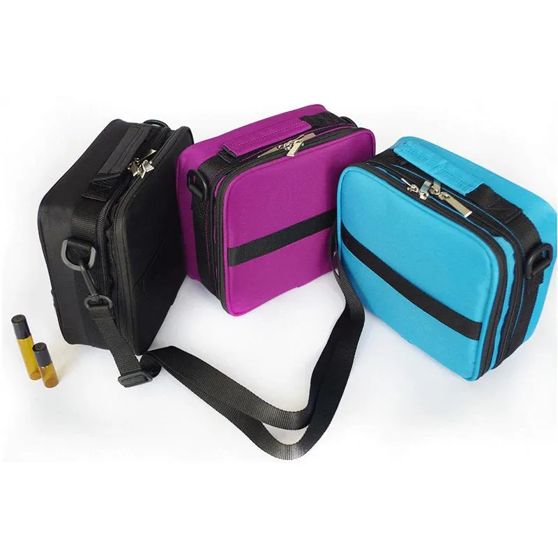 Essential Oil Carrying Case - Portable Travel Oil Carrying Bag - 42 Bottles Nail Polish Case - 10ml/15ml Oil Collecting Storage Bags