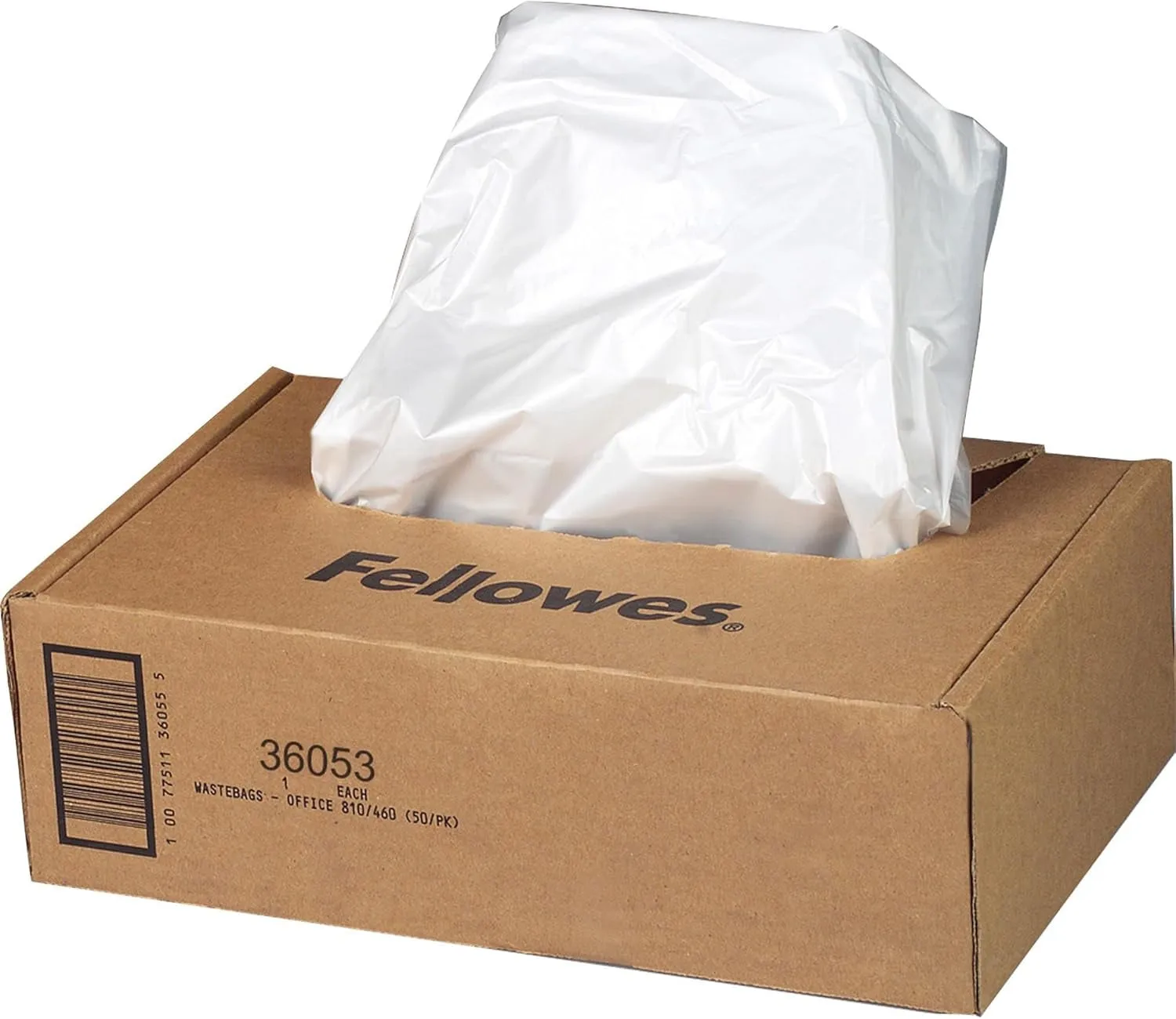 Fellowes Waste Bags for 99Ms, 90S, 99Ci, Hs-440 and Automax 130C, 200C and 200M Shredders -
