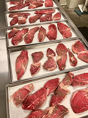 Freeze Dry Wholesalers Gluten-Free Freeze-Dried Sirloin Steaks Uncooked