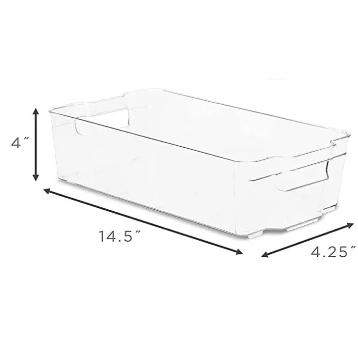 Fridge and Freezer Bin Set (4Pc)