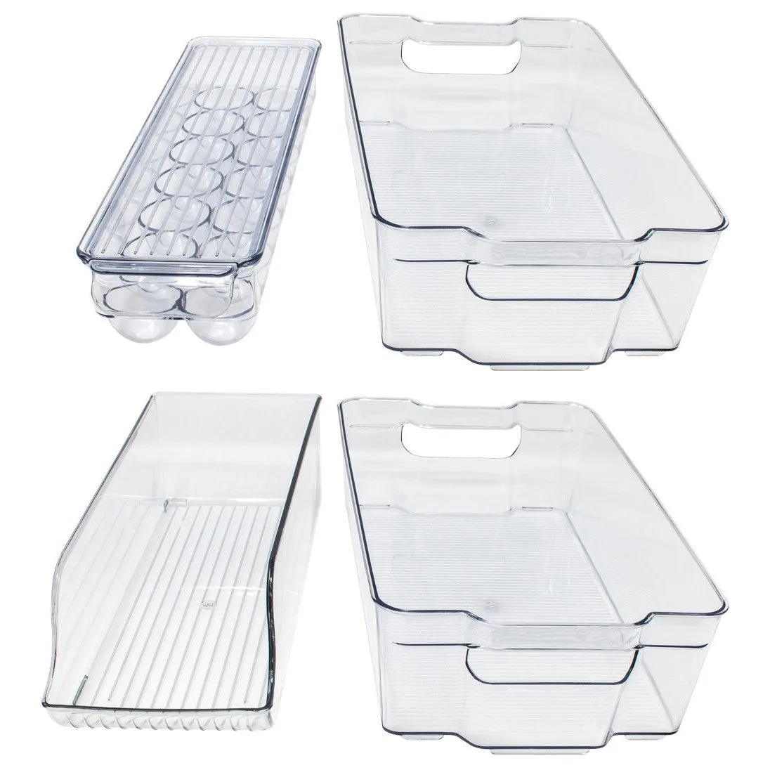 Fridge and Freezer Bin Set (4Pc)
