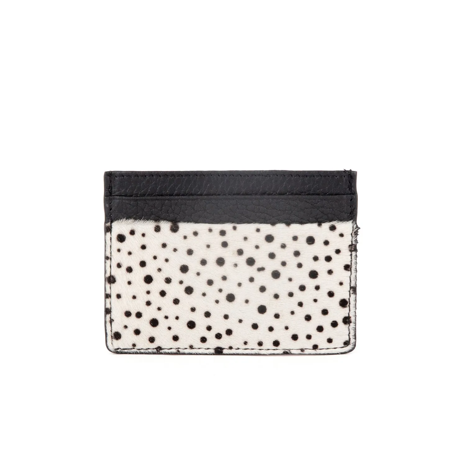 Grace Cheetah Print Leather Card Case