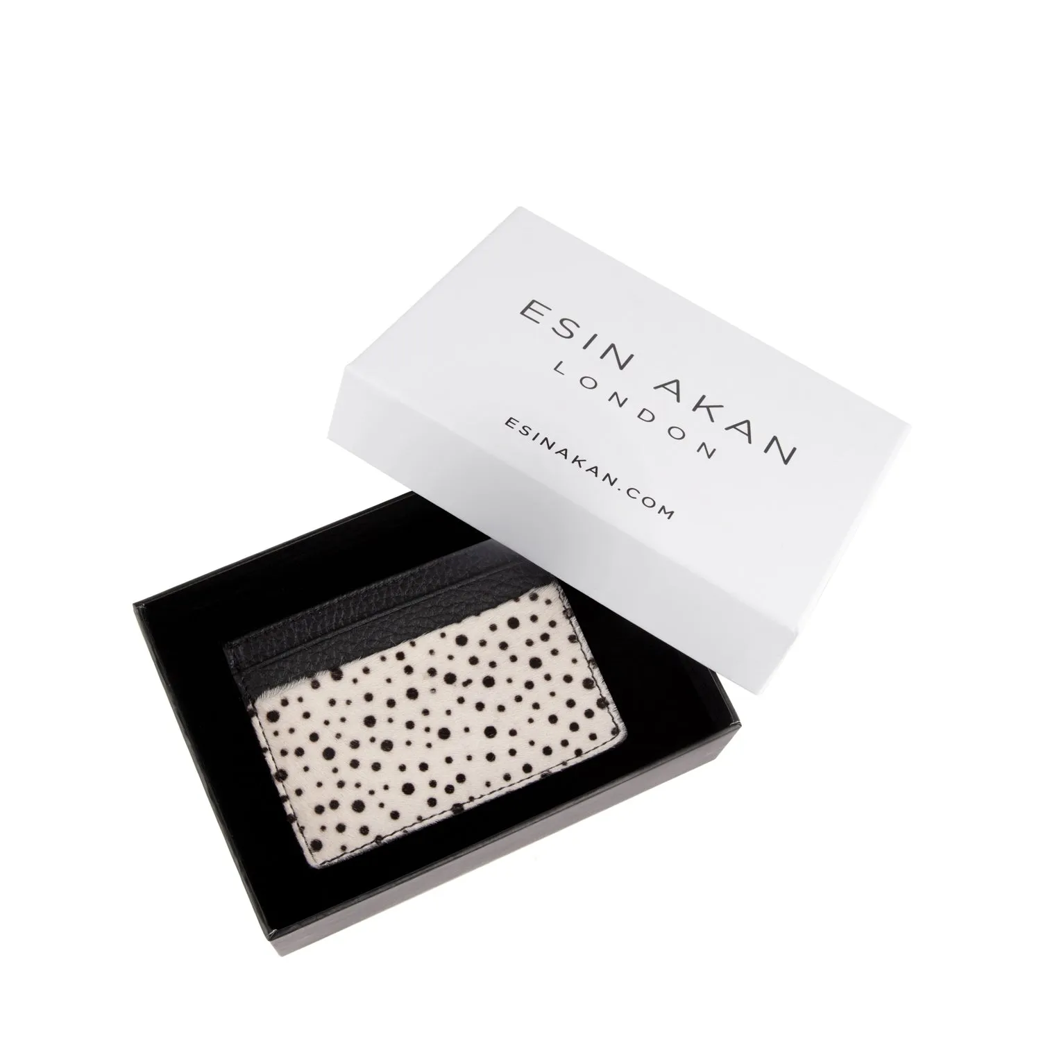 Grace Cheetah Print Leather Card Case