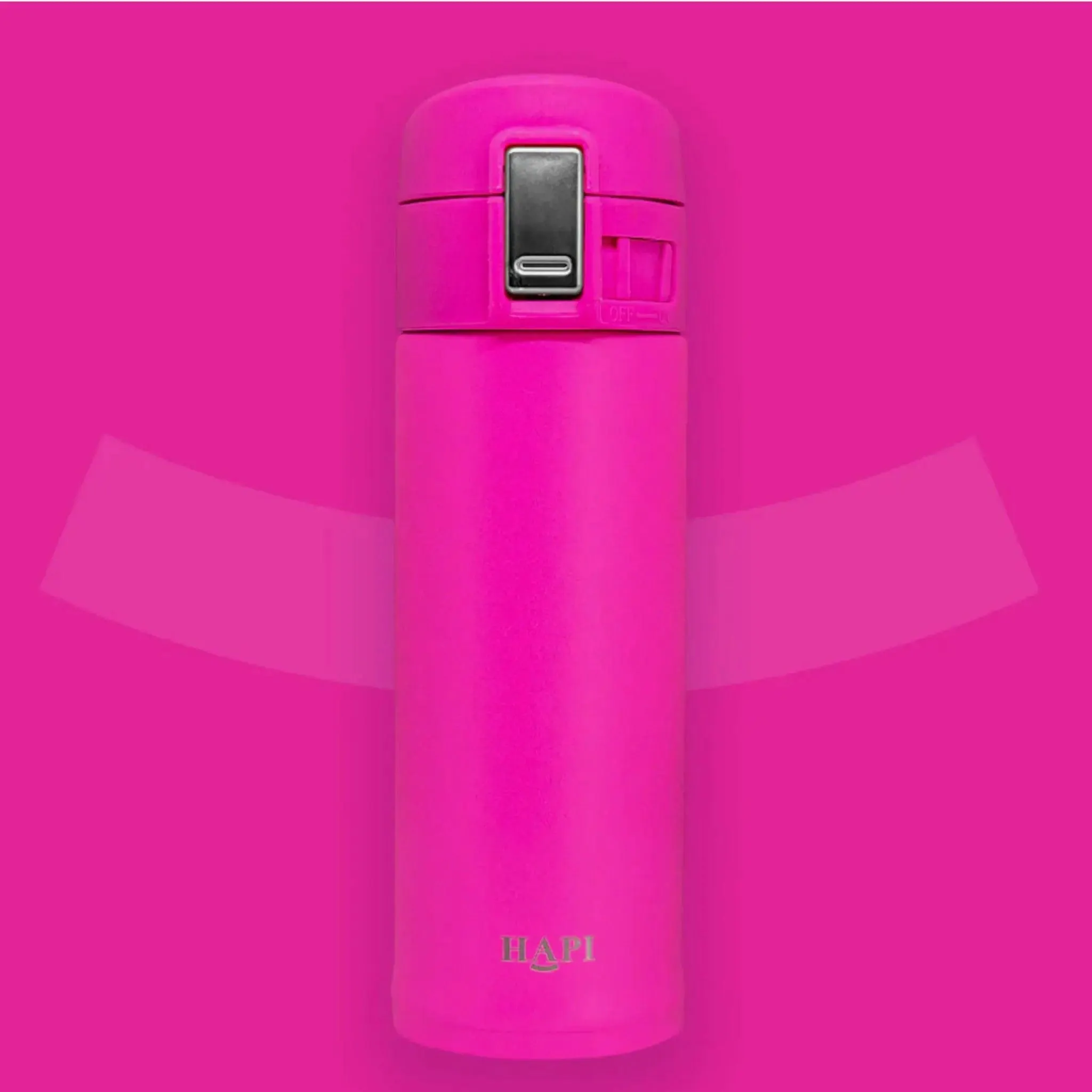 Hapi Bottle Flask Pink Small 350ml